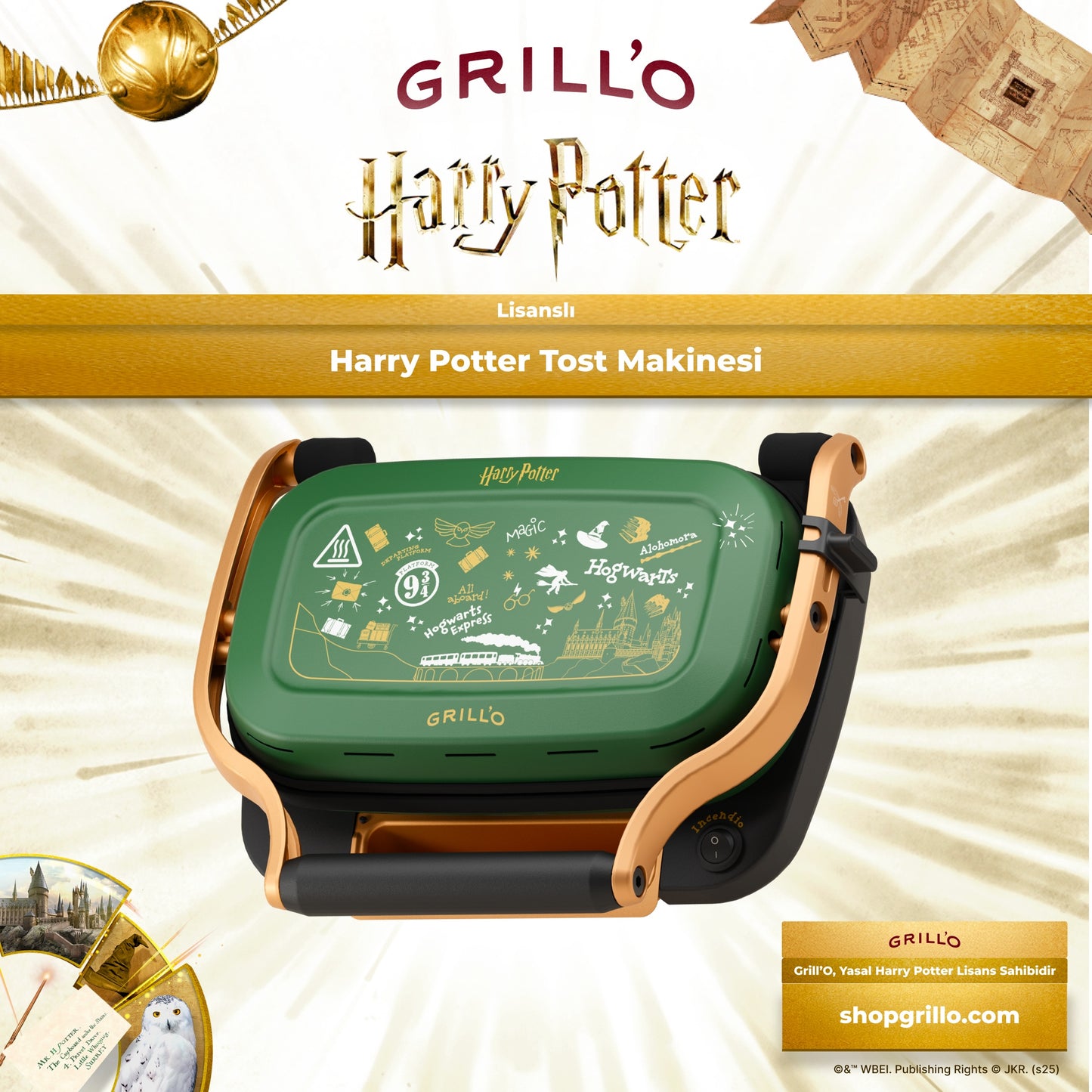 Harry Potter Tost Makinesi