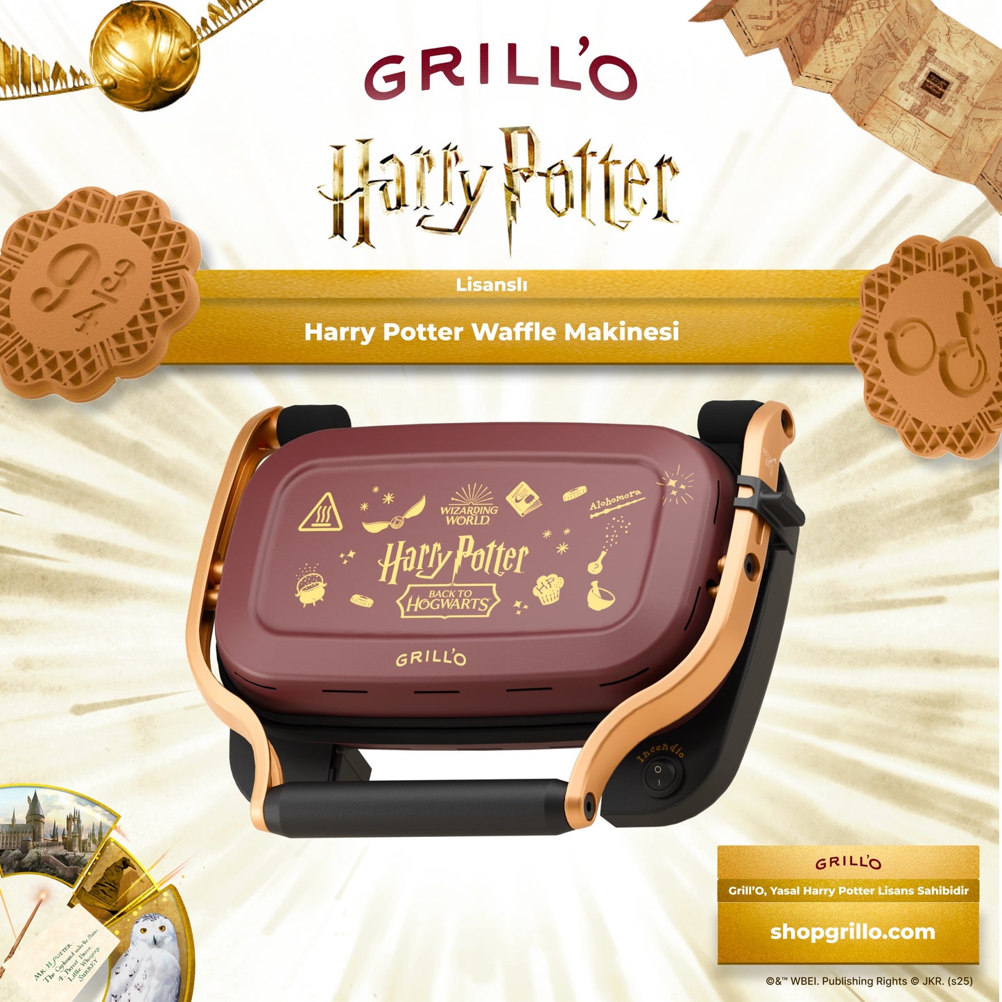 Harry Potter Waffle Makinesi